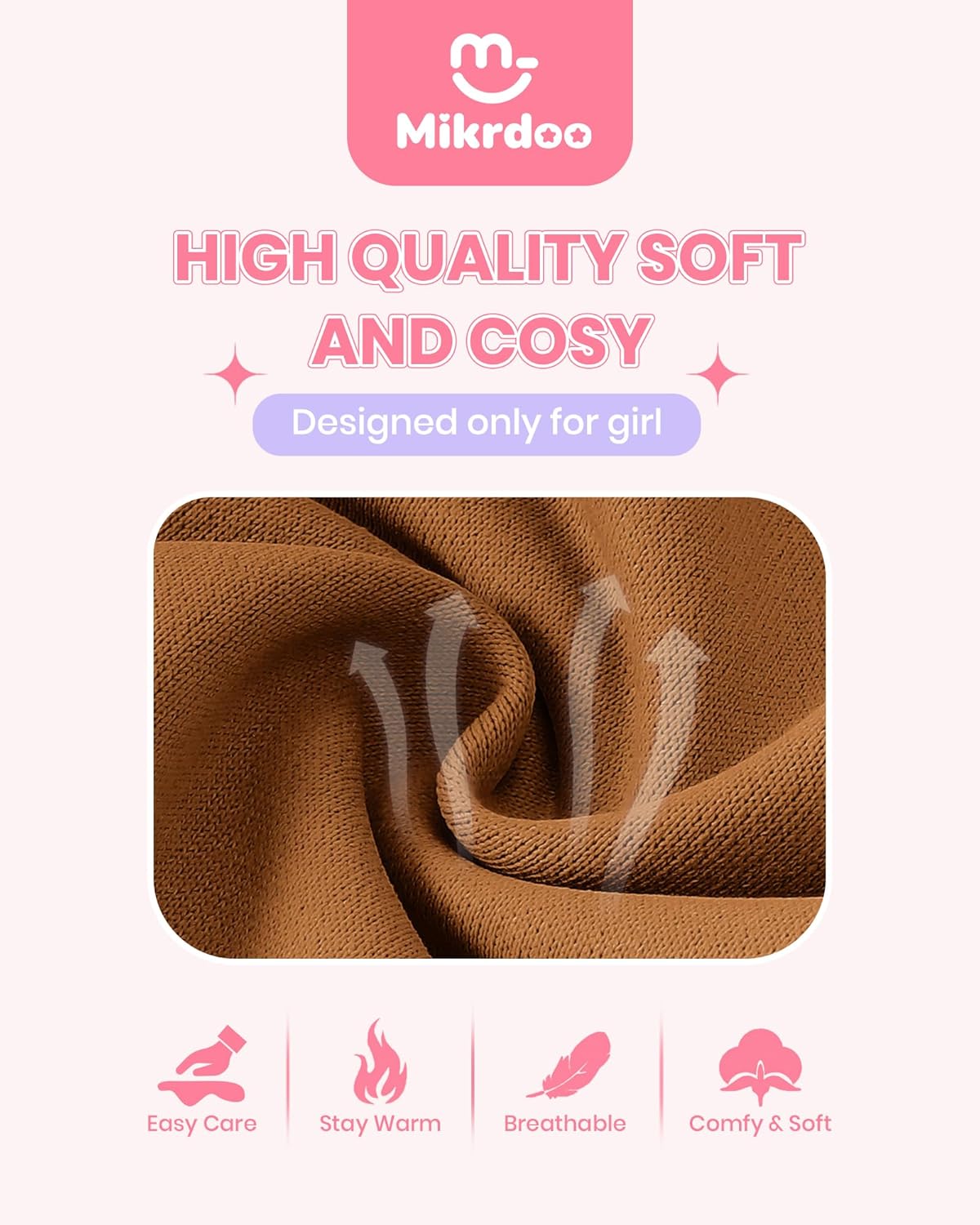 Mikrdoo Teenager Clothes Long Sleeve Hoodies Sweatshirts Teen Clothes Sweatpants Junior 2 Piece Outfits Sweatsuit Set 13y-14y